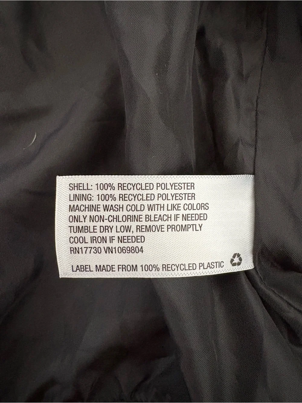 Goodfellow & Co Black Bomber Jacket with White Stripe Trim